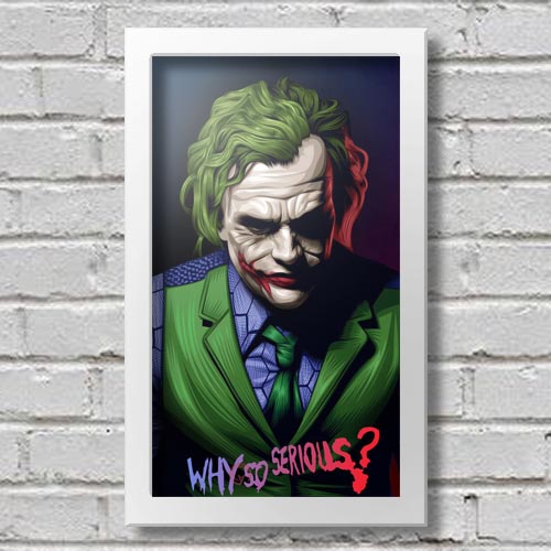 Quadrinho Decorativo - Coringa